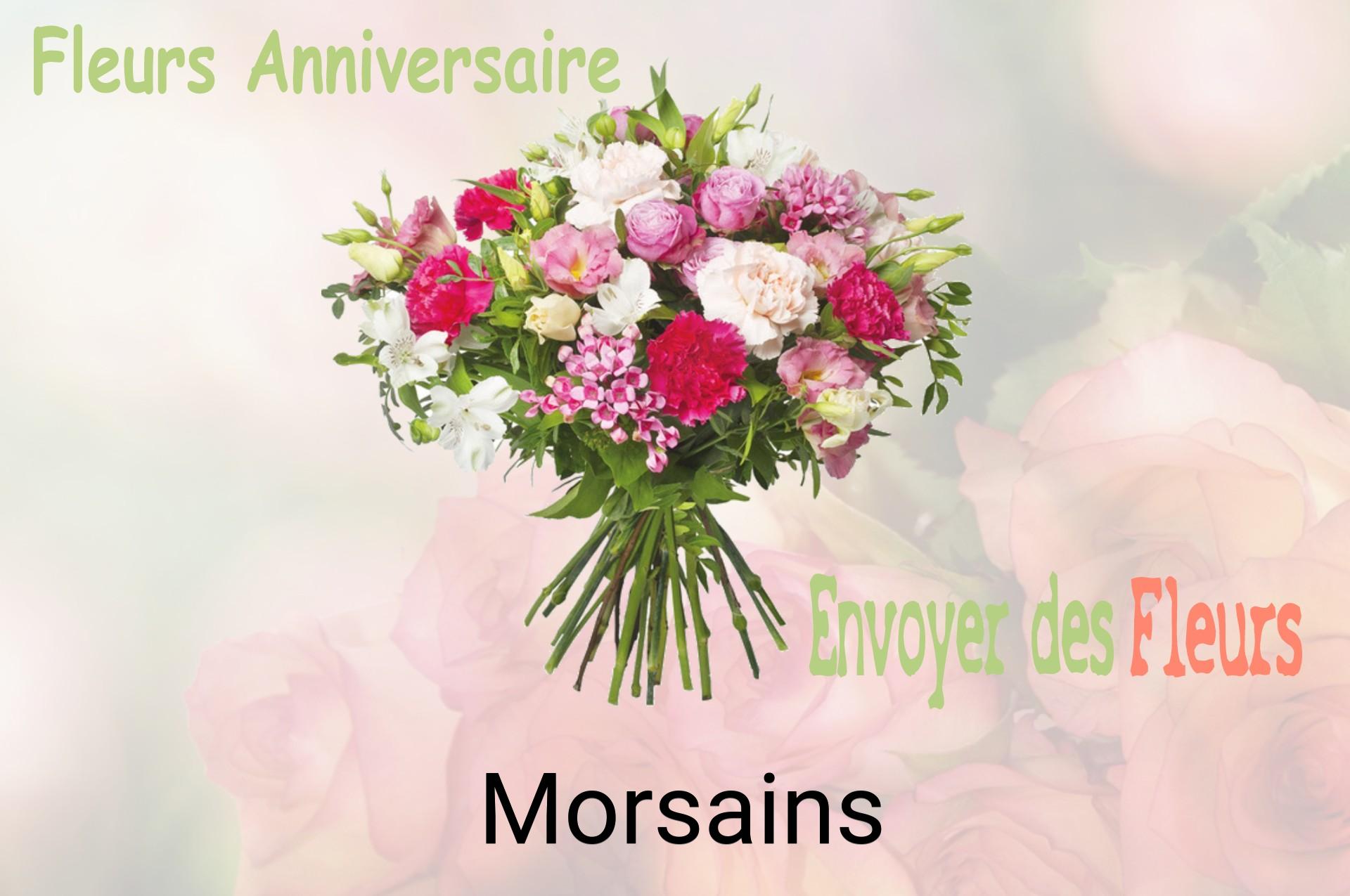 Bouquet de fleurs d’anniversaire livré à Morsains
